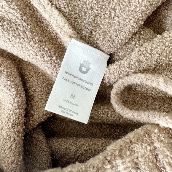 SPIRITUAL GANGSTER Serenity Jogger Camel Beige Women Size Medium Chenille - Picture 5 of 10